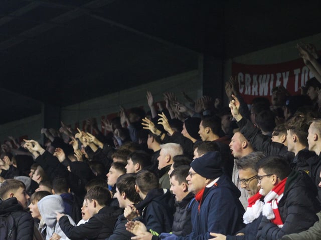 Crawley Town v Accrington Stanley in the FA Cup