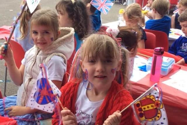 Springfield Infant School and Nursery children and staff celebrated the Queen’s Platinum Jubilee with a traditional street  party