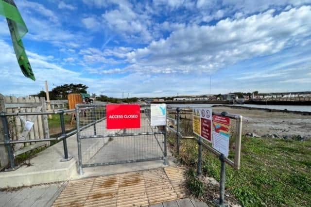 The Environment Agency said it has decided to close the public access ramp at Soldiers Point in Shoreham due to the surface of the concrete ‘becoming dangerously slippery under certain conditions’ and the necessary maintenance regime ‘not being sustainable’.