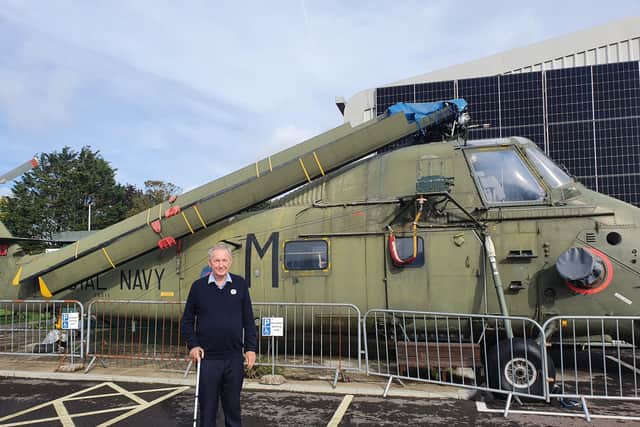 Bill enjoyed his visit to see the English Lightning Fighter Aircraft