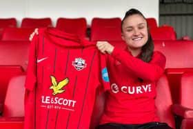 Lois Roche is a new face in the Lewes Women's squad | Picture: Lewes FC