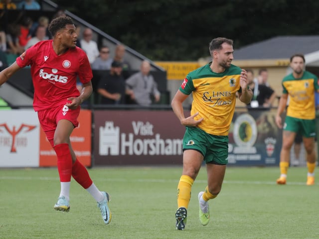 Action from Horsham's pre-season defeat to West Sussex neighbours Worthing