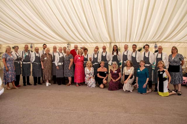 St Wilfrid’s Hospice raised £115,000 at a special fundraising event at the Saffrons in Eastbourne.