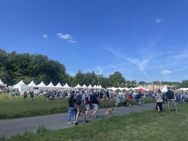 The weather was delightful for the thousands of people in attendance throughout the weekend.