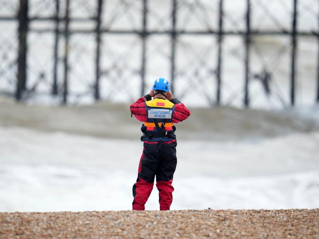 A large search and rescue mission has been launched to find a missing swimmer. Picture: Eddie Mitchell