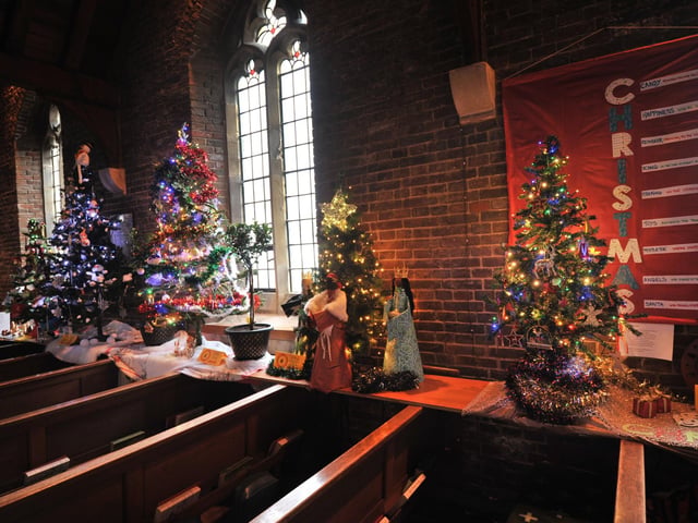 Christmas Tree Festival 2024 at St Michael & All Angels, Glassenbury Drive, Bexhill.