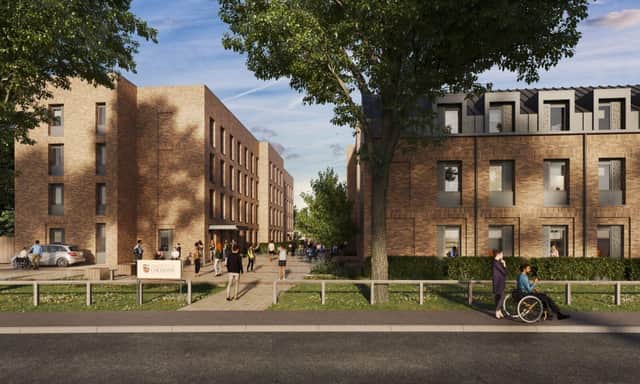 Planned new student housing for the University of Chichester campus