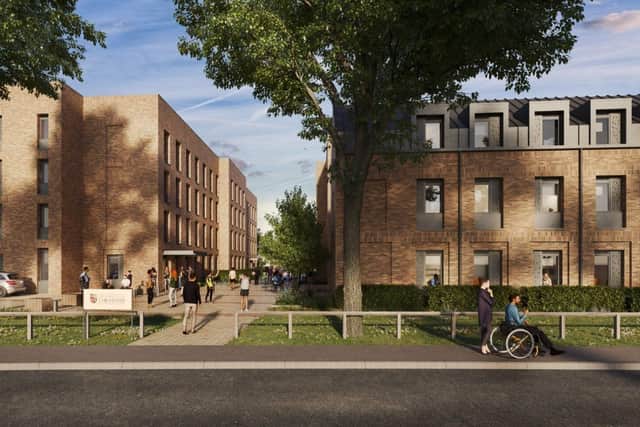 Planned new student housing for the University of Chichester campus