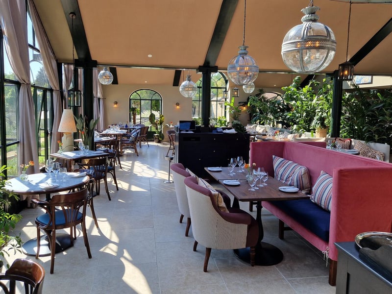 The style, look and feel of the restaurant is a result of Borde Hill working with designer Nicola Harding