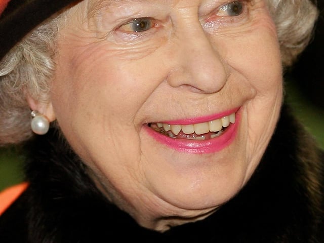 Queen Elizabeth II visits the Thomas Bennett Community College in Crawley. WPA /ROTA