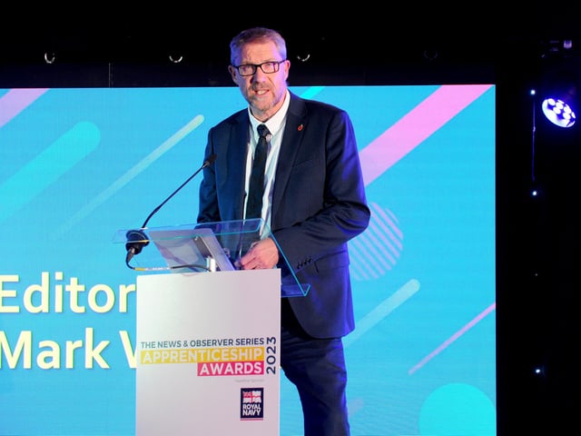 Mark Waldron, publishing editor at National World, presented the awards.