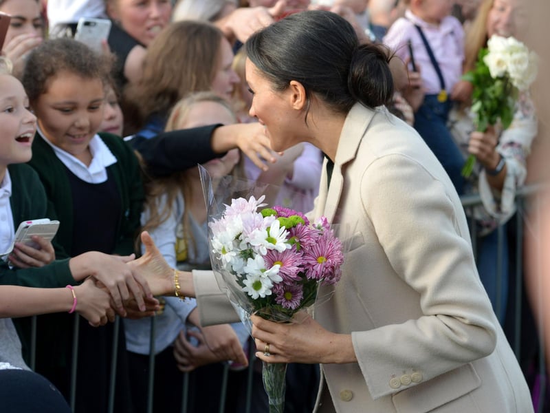 Prince Harry and Meghan Markle, the Duke and Duchess of Sussex, visit  Joff Youth Centre in Peacehaven.