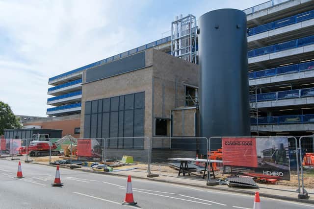 The Worthing Heat Network's Energy Centre has been built in High Street