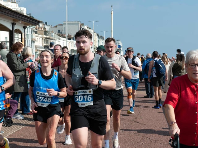 Hastings Half Marathon 2026 - pictures by Frank Copper