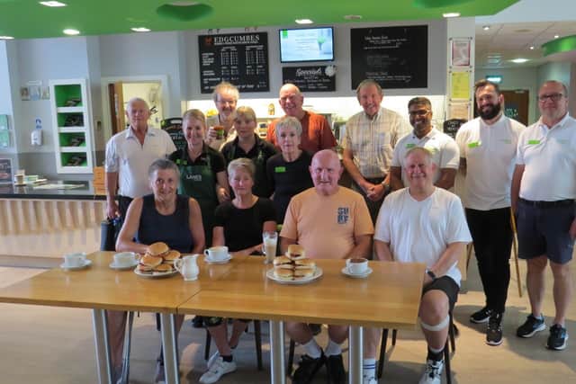 Coffee morning at Lanes Health Club in Rustington in memory of a former member