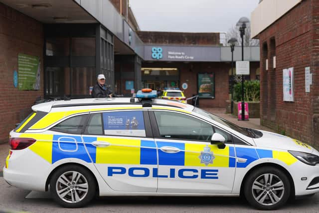 Sussex Police said officers were called to a ‘report of a business burglary’ at Co-op in Ham Road, Shoreham. Photo: Eddie Mitchell