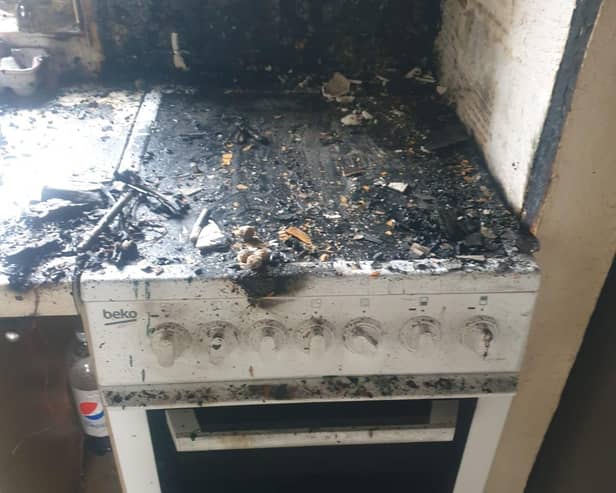 A house fire in Tarring caused by a dog turning on the kitchen hob has sparked a warning from firefighters to ensure residents have working smoke alarms in their properties. Photo: West Sussex Fire and Rescue