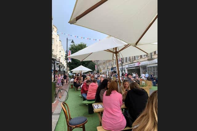 Eastbourne pop-up park (photo from EBC)