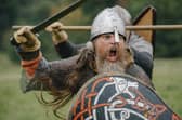 Battle of Hastings reenactment at Battle Abbey 2025. Pic supplied by Tom Arber/English Heritage.