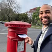 Eastbourne MP Josh Babarinde called for local postal improvements due to prolonged delays in postal times in the constituency. Picture: Josh Babarinde MP