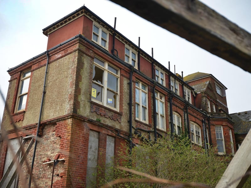 The old Eversfield Chest Hospital in West Hill Road, St Leonards.