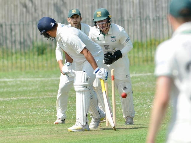 Three Bridges went joint top of the Sussex Cricket League Premier Division after a four-wicket win against bottom side Worthing. Photographer Stephen Goodger was on hand to catch the action