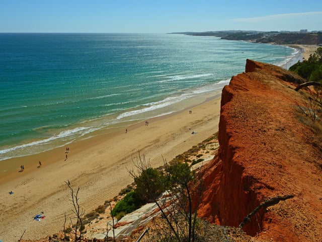 Set in the middle of the popular Algarve coast in Portugal, Praia da Falésia's "gorgeous red sand cliffs leading to the green-blue ocean and a white sand beach that seemingly stretches forever" earned it second spot.