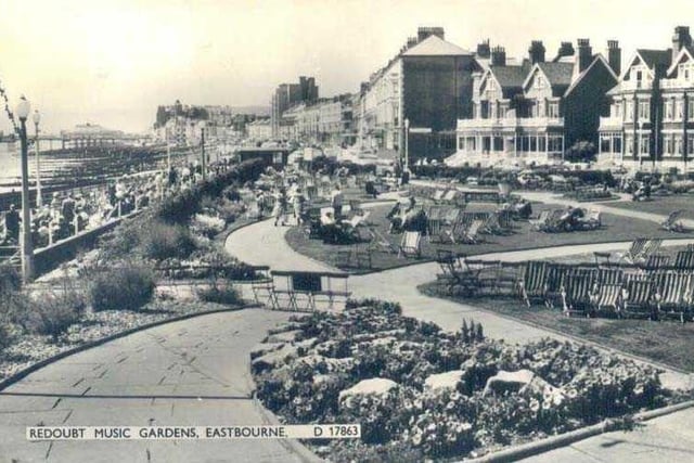 Residents lounge on their deck chairs in Redoubt Music Gardens.
