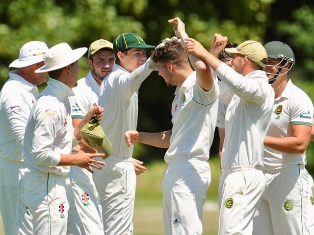Action from Chippingdale v Broadwater CC in Division 4 West of the Sussex Cricket League