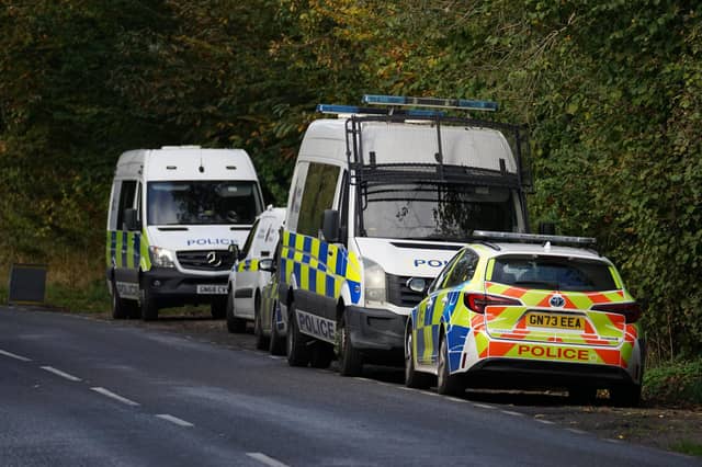 Police at the scene. Picture: Sussex News and Pictures