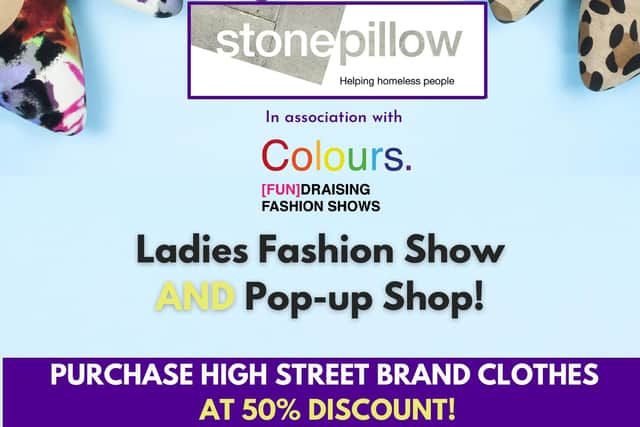 Charity Stonepillow is hosting a fashion show fundraising event.