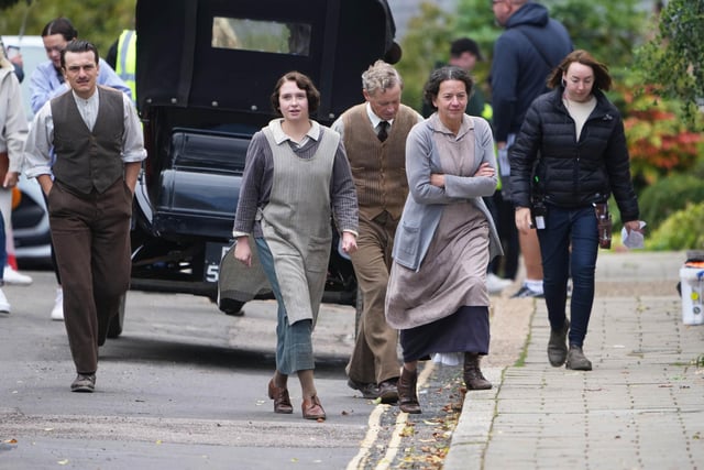 Olivia Colman and Jessie Buckley have begun filming in Arundel for 'Wicked Little Letters' . Photo: Eddie Mitchell