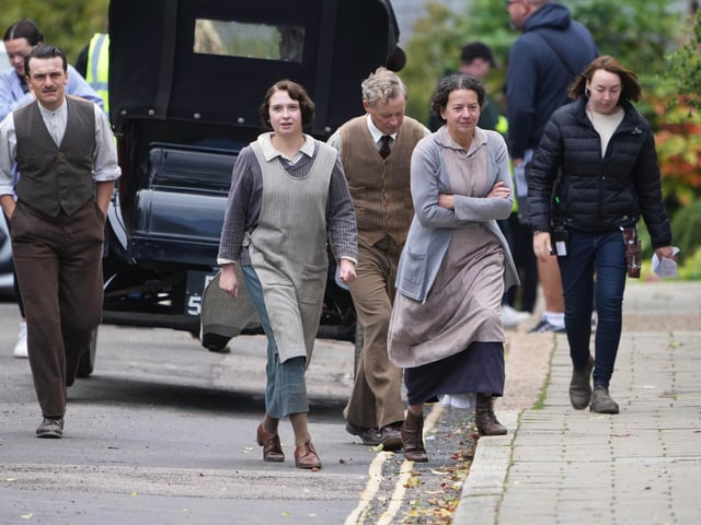 Olivia Colman and Jessie Buckley have begun filming in Arundel for 'Wicked Little Letters' . Photo: Eddie Mitchell