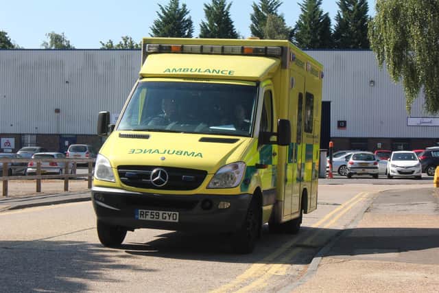 South East Coast Ambulance Service stock picture