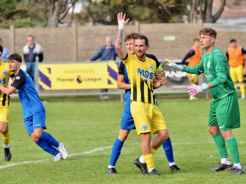 Haywards Heath Town beat Shoreham 4-0 in the SCFL Premier | Picture: Stephen Goodger