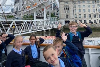 Holy Trinity CE School pupils went to London