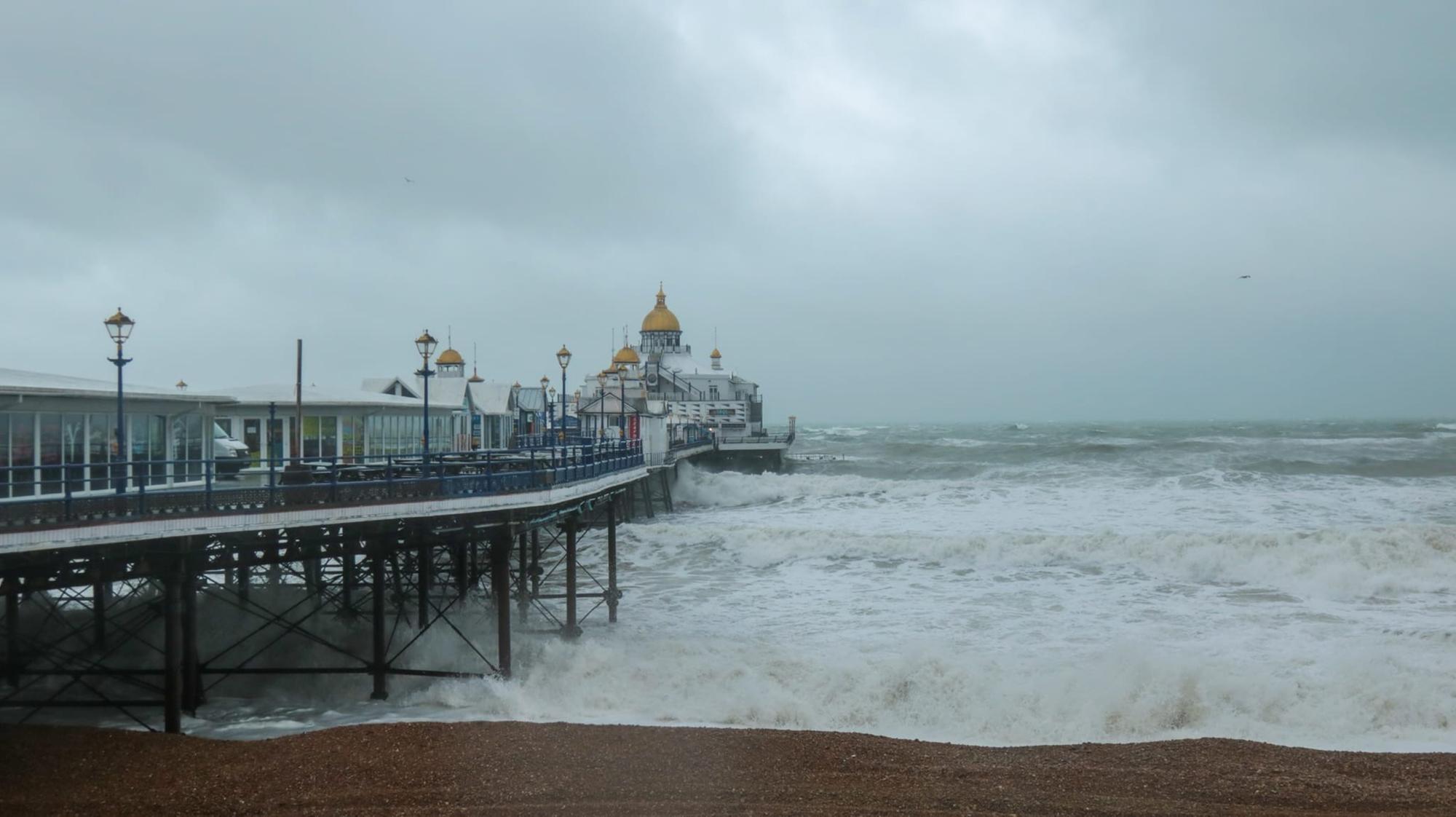 Storm Austen at Eastbourne Pier
