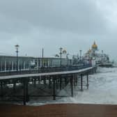 Storm Austen at Eastbourne Pier