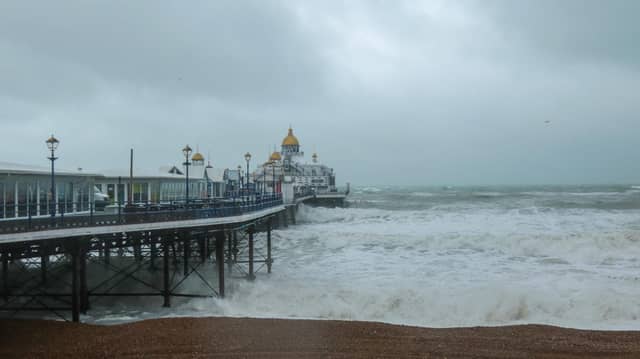 Storm Austen at Eastbourne Pier