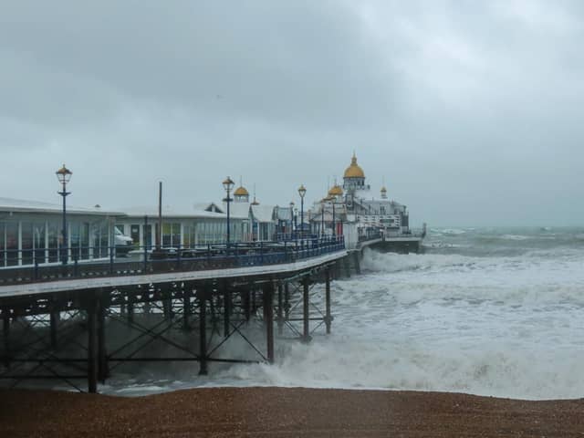Storm Austen at Eastbourne Pier