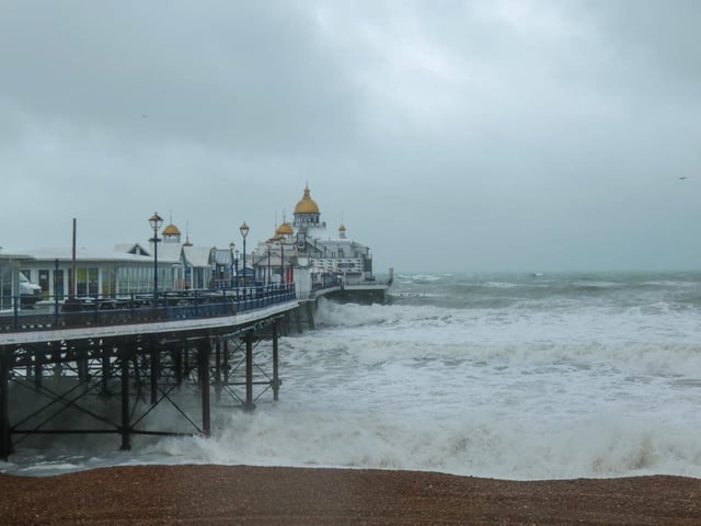 Storm Austen at Eastbourne Pier
