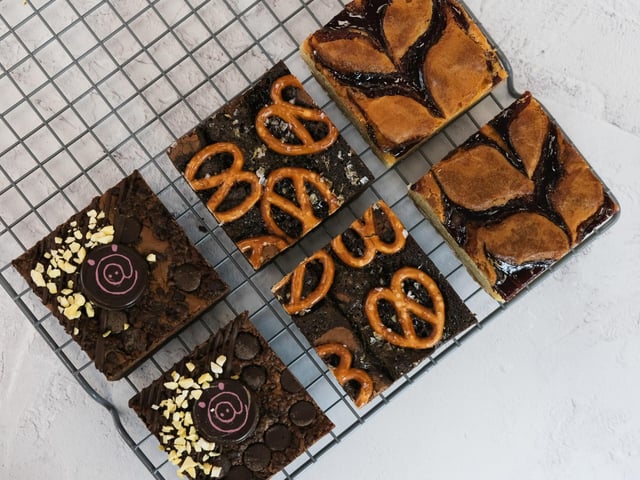 New Letterbox Brownies. Picture: Piglet's Pantry