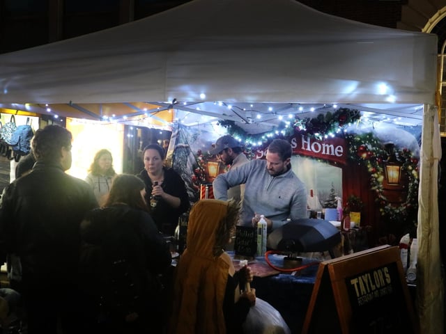Eastbourne's Christmas lights switch-on event 2024 in Terminus Road. Photo supplied by Your Eastbourne BID.