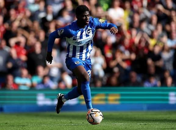 £25m summer signing Carlos Baleba of Brighton & Hove Albion impressed from the bench against Bournemouth