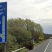 National Highways said that lanes 1, 2 and 3 on the northbound M3 will be closed overnight on Wednesday, May 31, between junction 4a (Farnborough West) and junction 3 (Woking) from 9pm to 6am. Photo: Google Street View