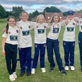 Some of the girls who enjoy their cricket at Horsham CC