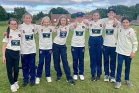Some of the girls who enjoy their cricket at Horsham CC