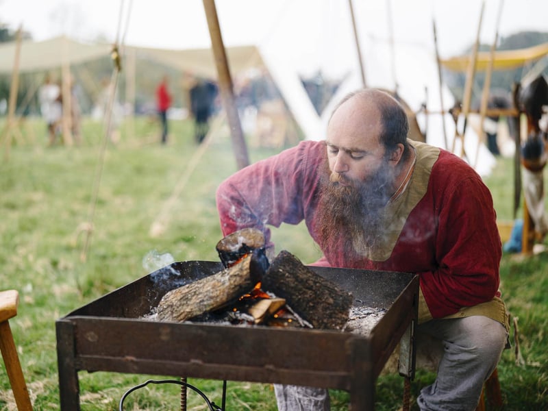 Battle of Hastings reenactment at Battle Abbey 2025. Pic supplied by Tom Arber/English Heritage.