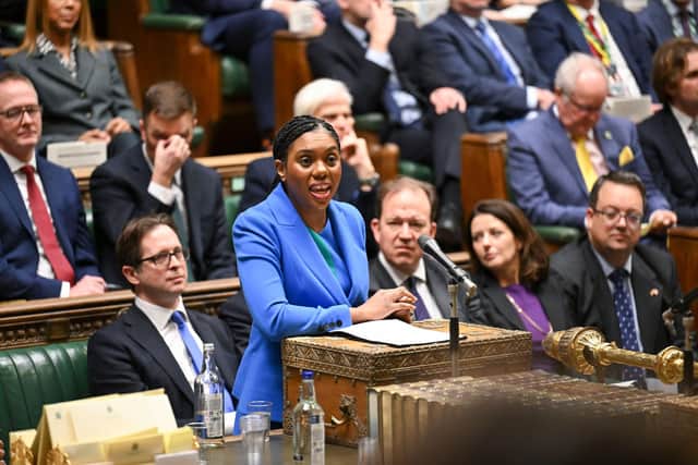 Leader of the Conservative Party, Kemi Badenoch speaking at Prime Minister's Questions on Wednesday 15th January.