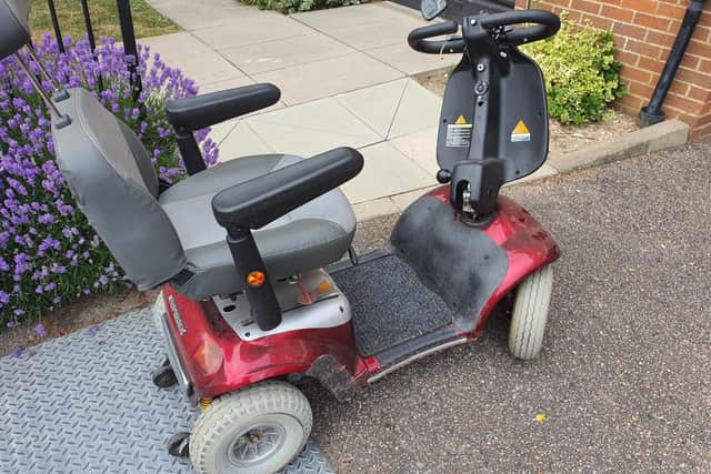 Police said the mobility scooters were similar to the one pictured. Picture from Sussex Police